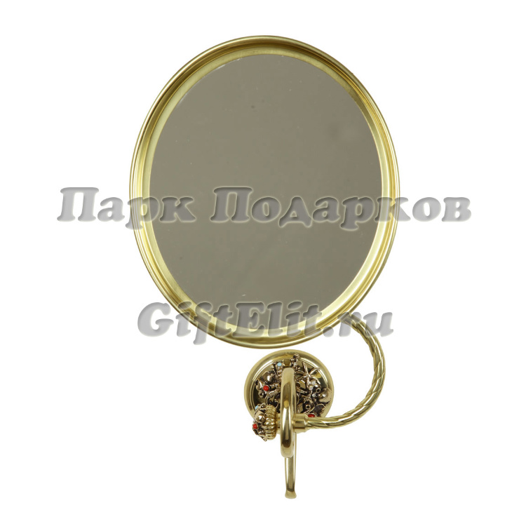 Зеркало для ванной комнаты "Морская романтика" (золото)