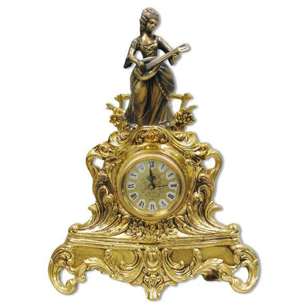 Часы каминные итальянские "Сиена" (золото)