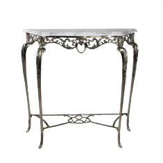 Консольный столик &quot;Алиджо&quot; h82х88х31см (бронза, серебро) Португалия