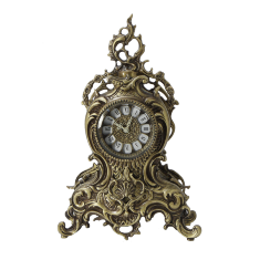 Часы каминные &quot;Дон Жуан&quot; 35см (бронза, антик) Испания