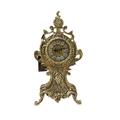 Часы каминные &quot;Флер&quot; 35х18х4см (бронза, золото) Португалия