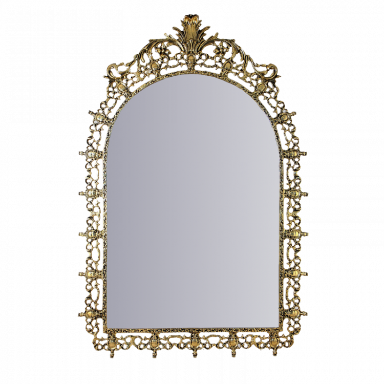 Зеркало настенное "Лориньян" 122х83см (бронза, золото) Португалия