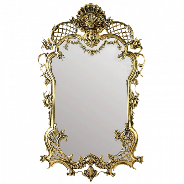 Зеркало настенное "Санта-Крус" 96х61см (бронза, золото) Португалия