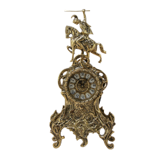 Часы каминные &quot;Бэлла&quot; 38х18х8 см (бронза, золото) Португалия