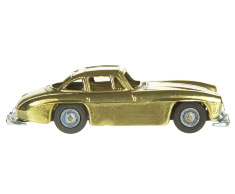 Модель автомобиля Мерседес 16х6 см (латунь, золото) Италия
