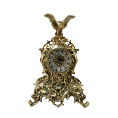 Часы каминные &quot;Дон Жуан Гран Агило&quot; 38х25х11см (бронза, золото) Португалия