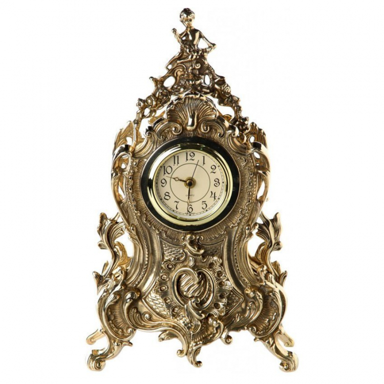 Каминные часы "Луара" 24х40см (латунь, золото) Италия
