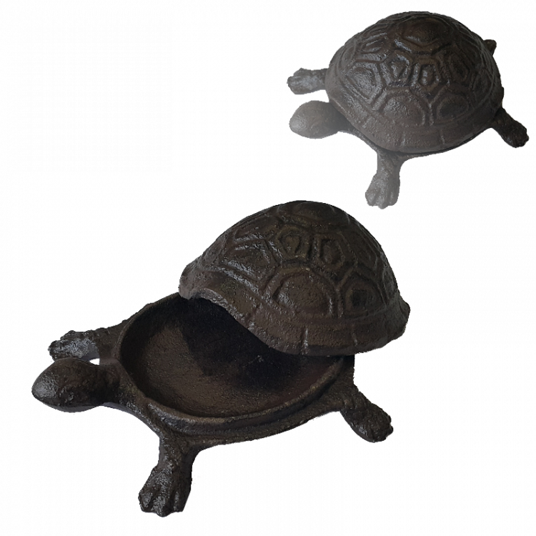 Шкатулка Черепаха (Символ долголетия, мудрости) 10х8х4см (чугун)