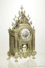 Часы каминные с маятником &quot;Викториано&quot; 45см (латунь, золото) Италия