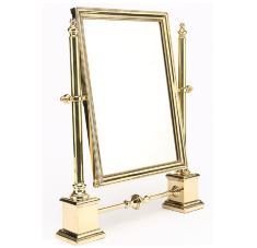 Зеркало настольное "Марчело" 42см (латунь, золото) Италия